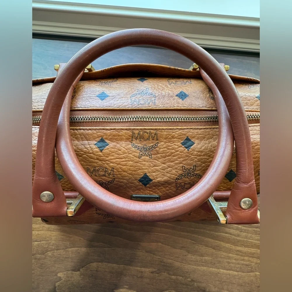 MCM Leather Boston Bag - Picture 10 of 11